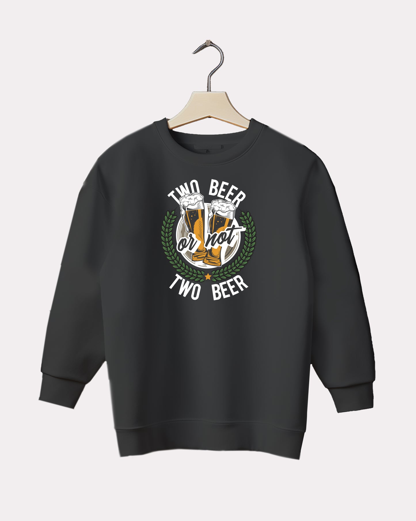 DELUX - Trendy Two Beer Crewneck
