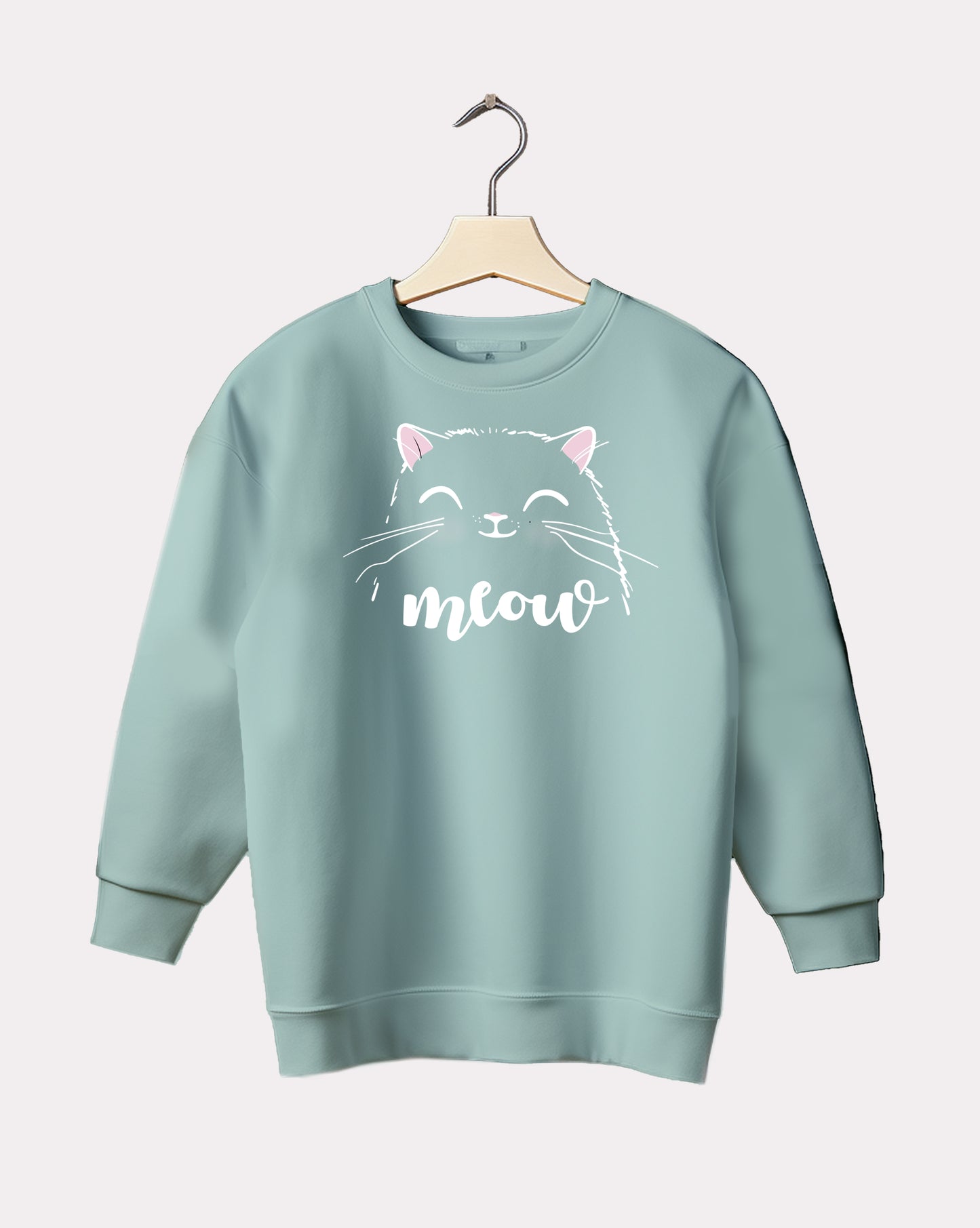 DELUX - Trendy Meow Crewneck