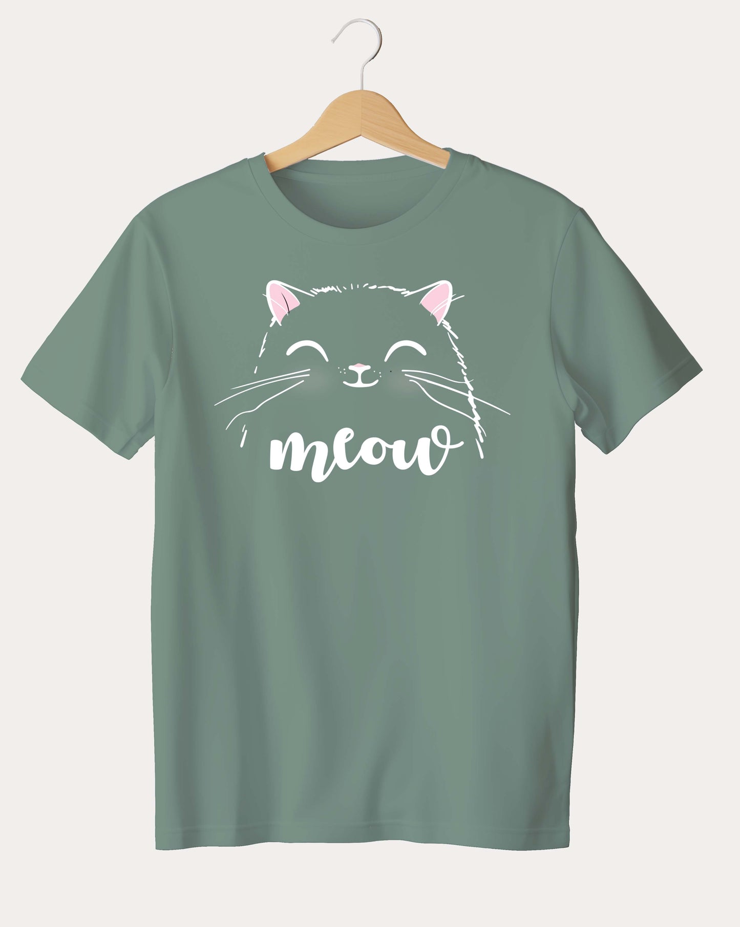 Premium Trendy Meow design T-shirt