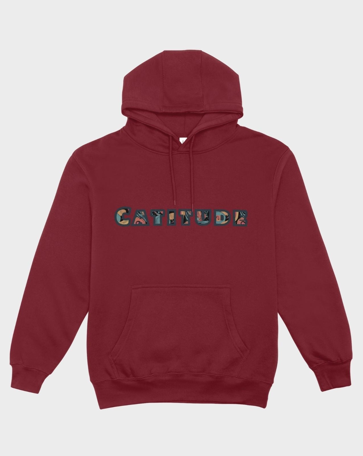 Signature Graphic Colorful Cat Hoodie