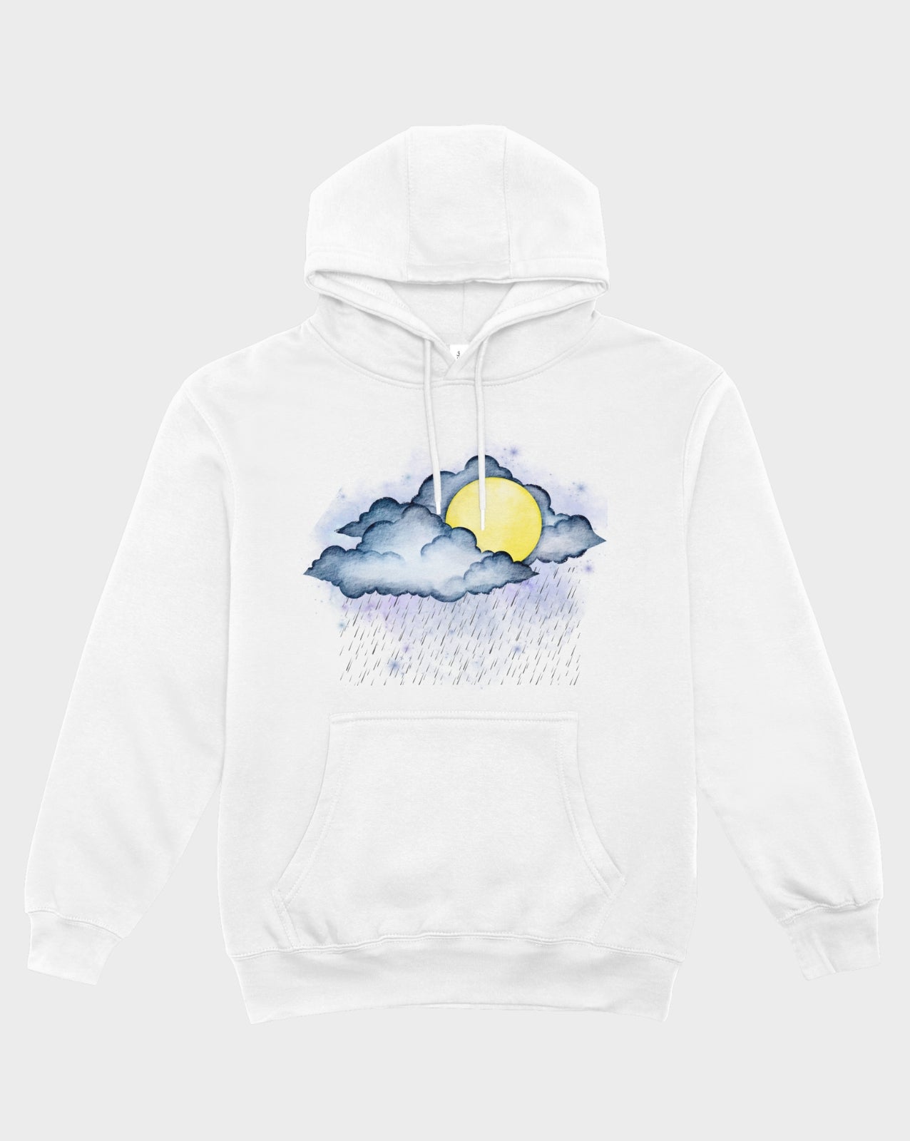 Signature Graphic Sun n Cloudy Painting Hoodie