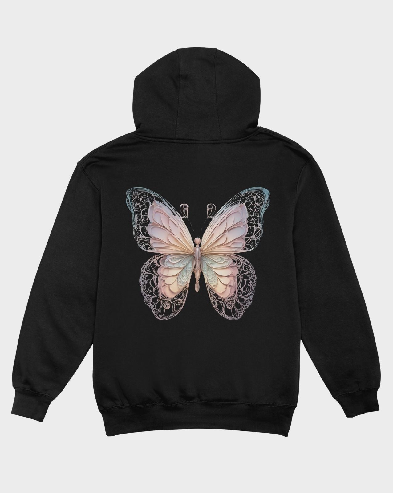 Signature Graphic Butterfly on Back Hoodie