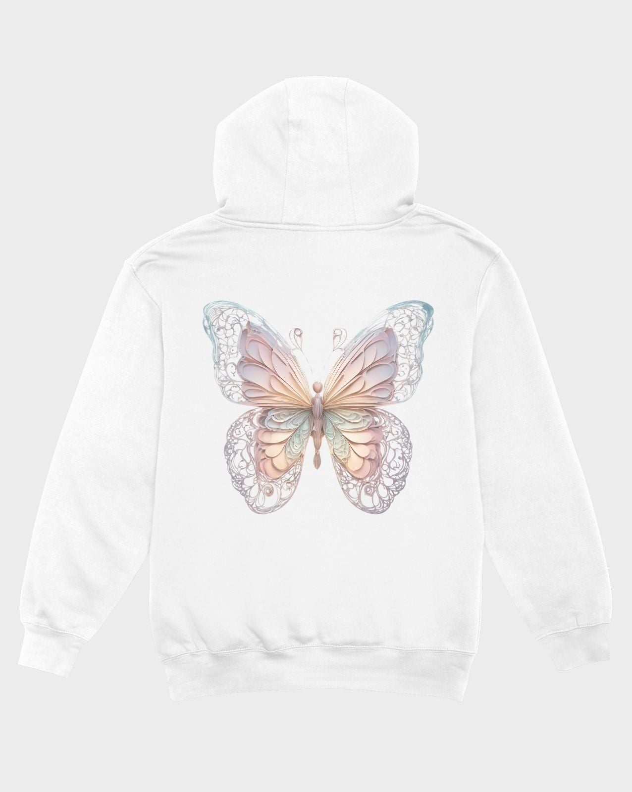 Signature Graphic Butterfly on Back Hoodie