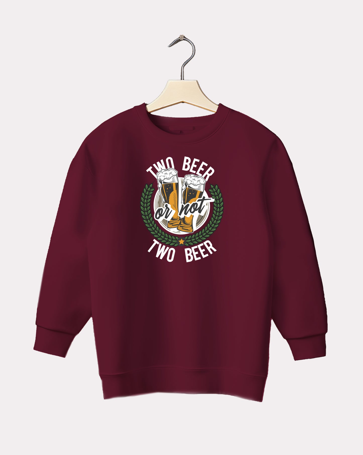 DELUX - Trendy Two Beer Crewneck