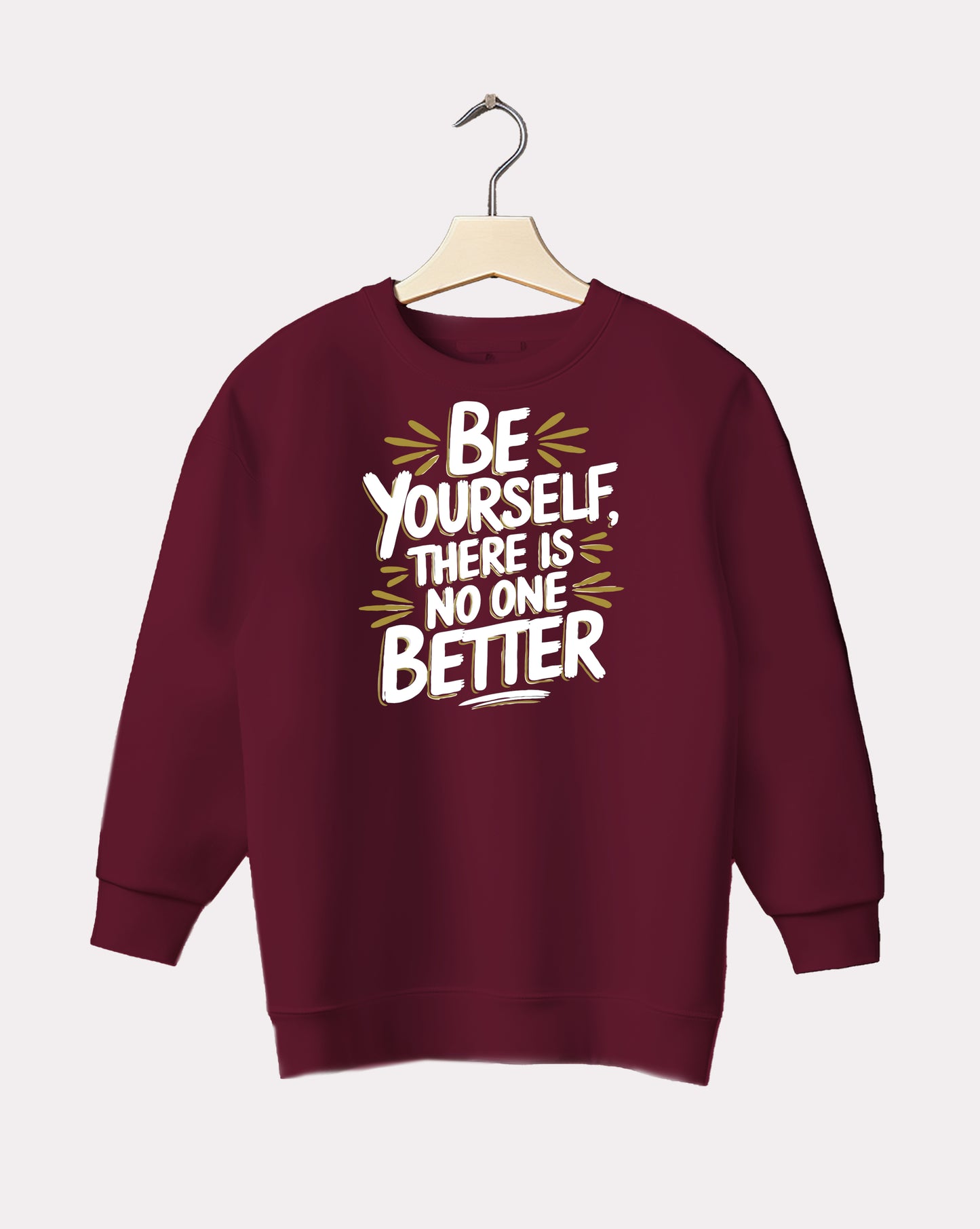 DELUX - Motivational Be Yourself Crewneck