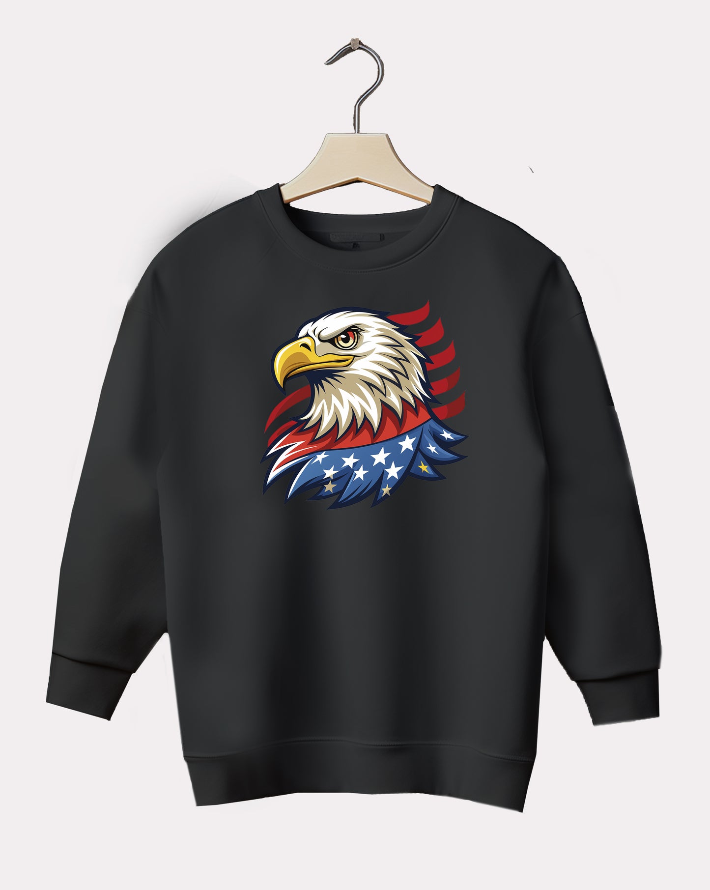 DELUX - Graphic American Eagle Crewneck