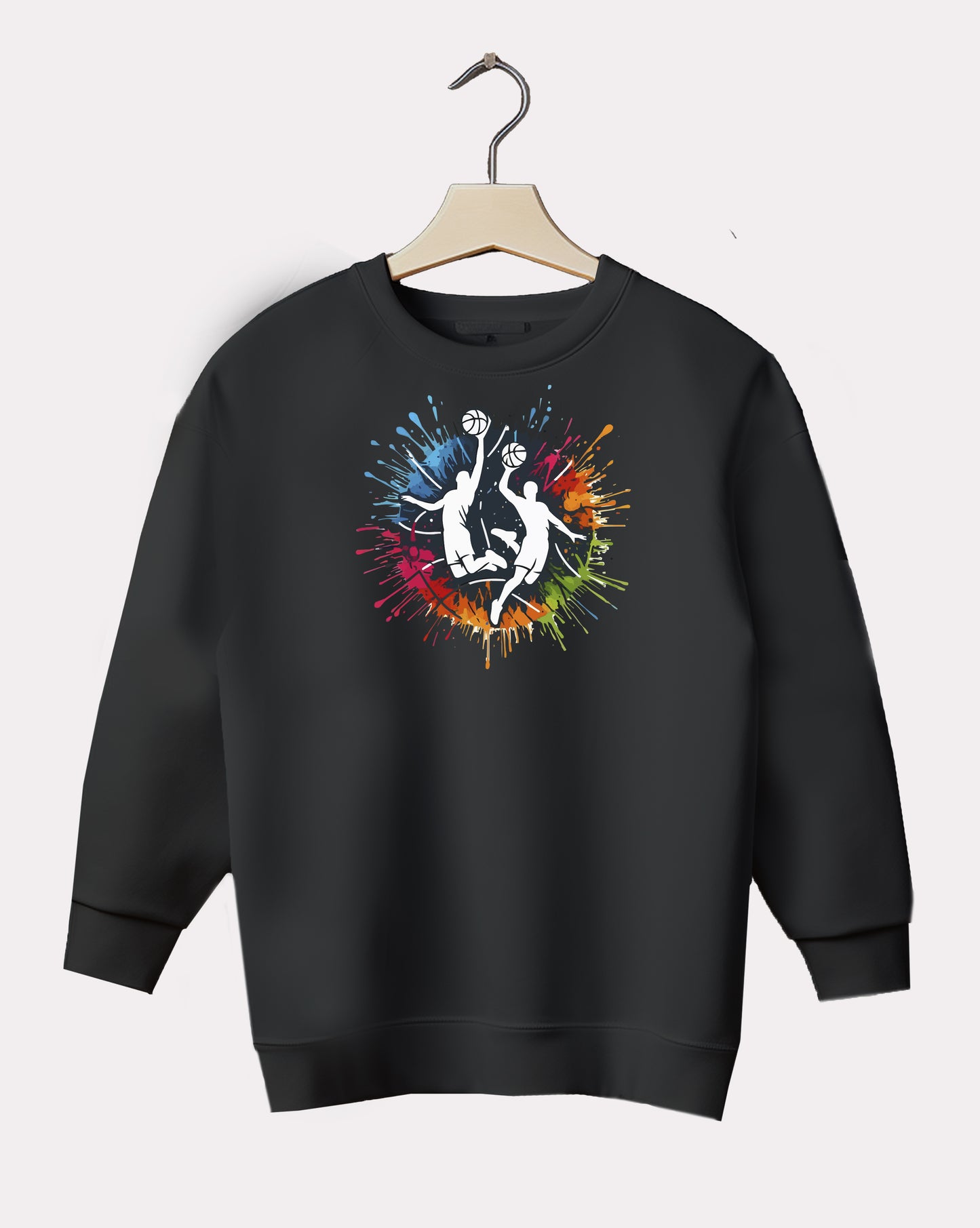 DELUX - Graphic Basketball Crewneck