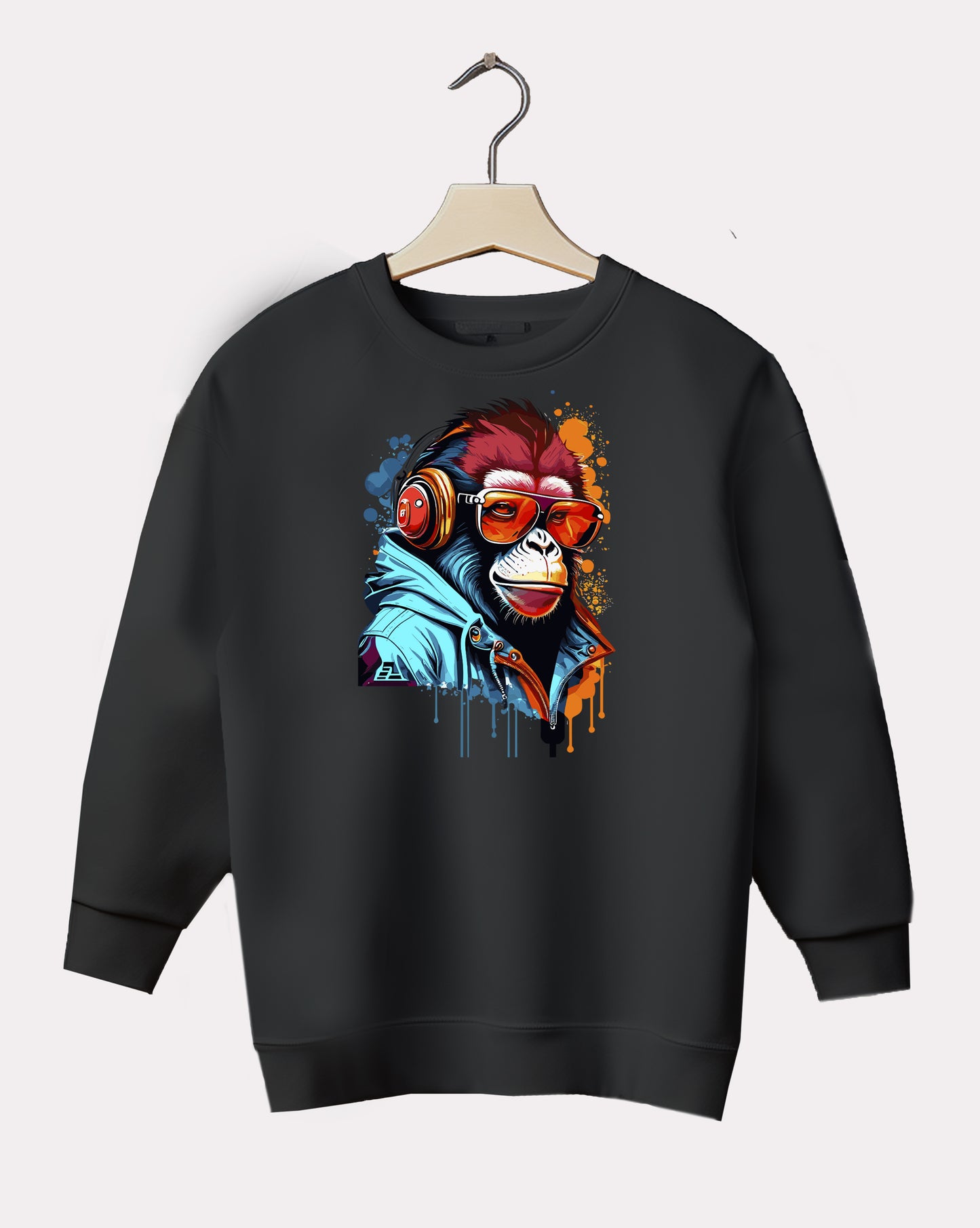 DELUX - Graphic Monkey Crewneck
