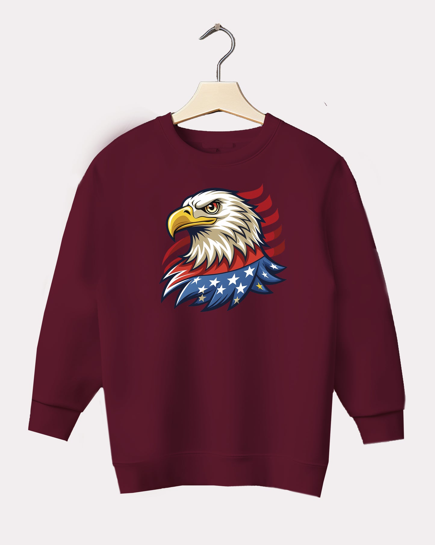DELUX - Graphic American Eagle Crewneck