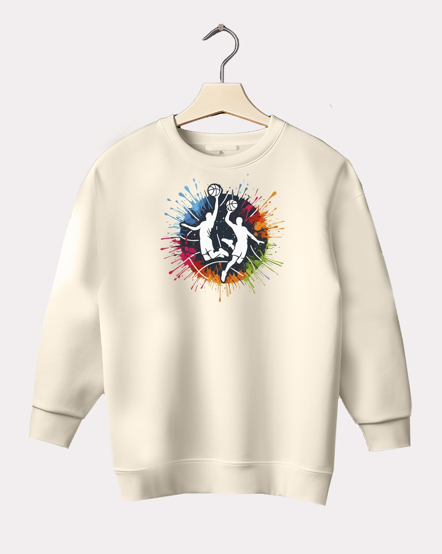 DELUX - Graphic Basketball Crewneck