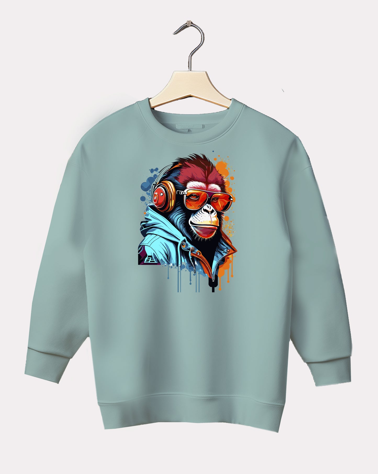 DELUX - Graphic Monkey Crewneck