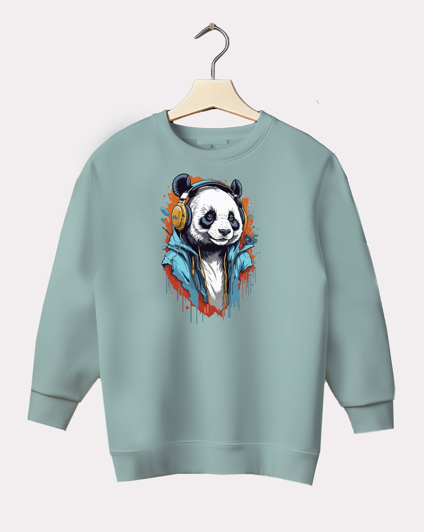 DELUX - Graphic Panda Crewneck