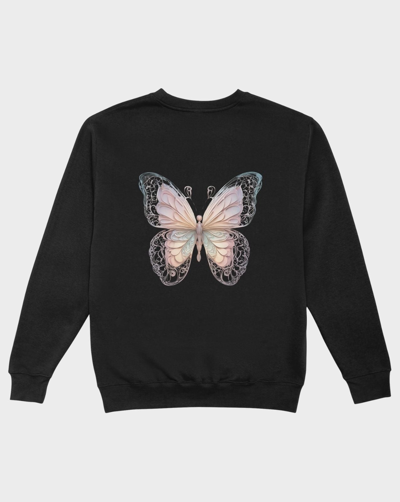DELUX - Graphic Butterfly On Back crewneck