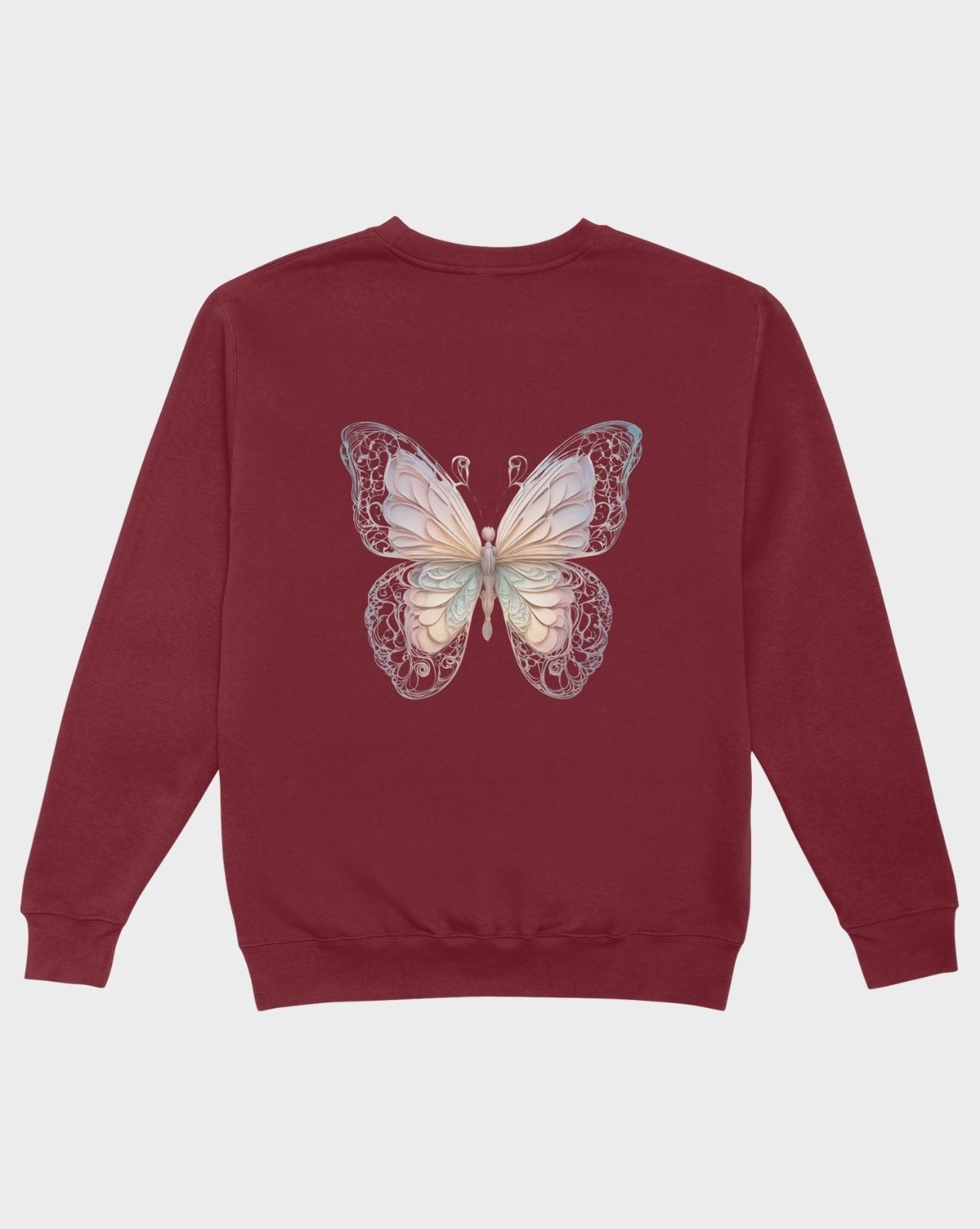 DELUX - Graphic Butterfly On Back crewneck