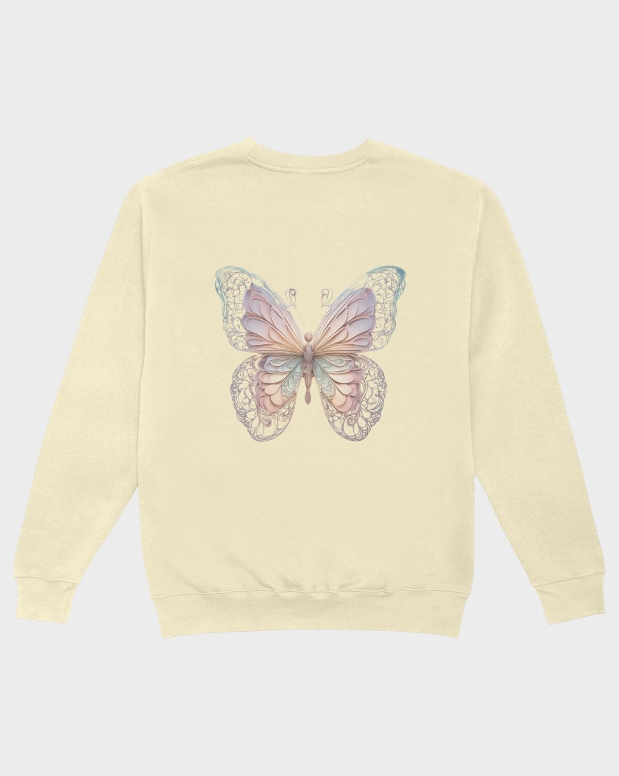 DELUX - Graphic Butterfly On Back crewneck