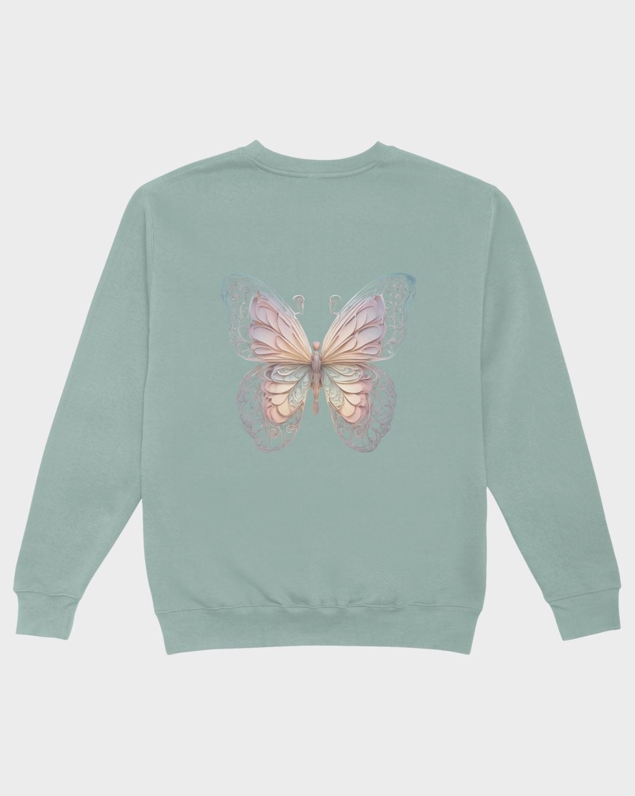 DELUX - Graphic Butterfly On Back crewneck