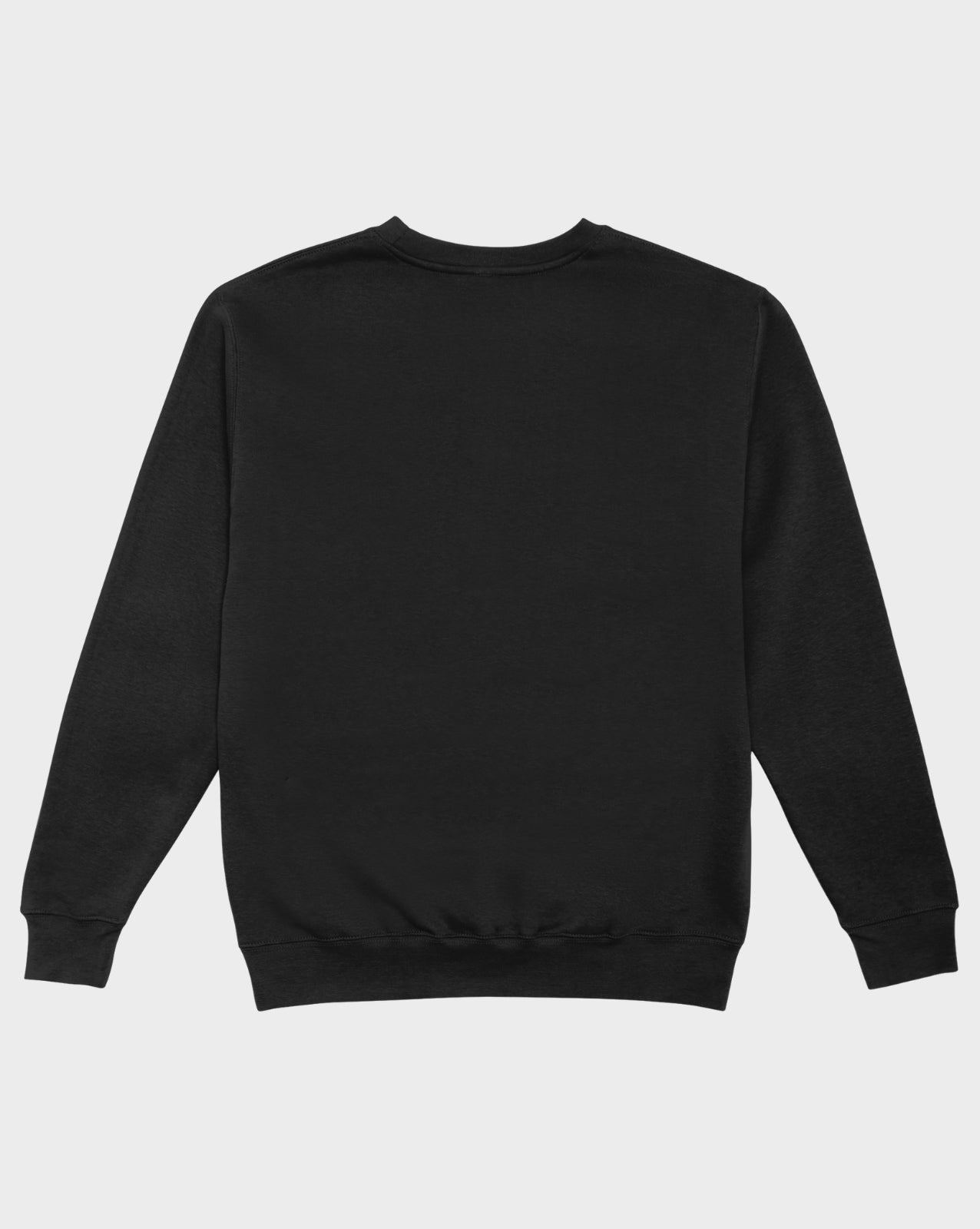 DELUX Essential Blank Black Crewneck