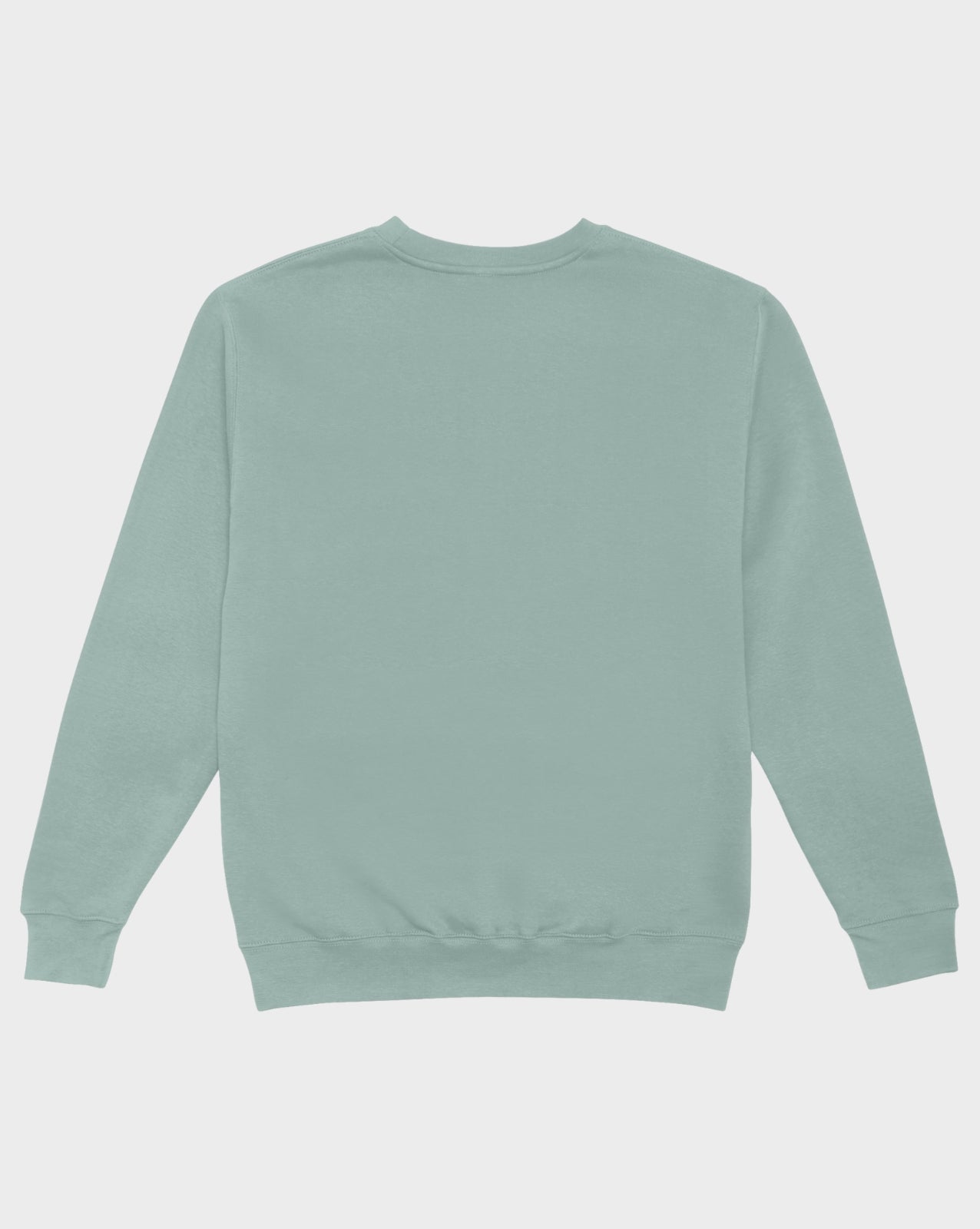 DELUX Essential Blank Sage Crewneck