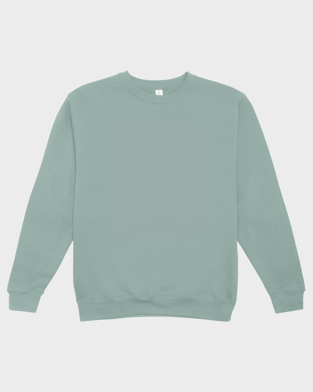 DELUX Essential Blank Sage Crewneck