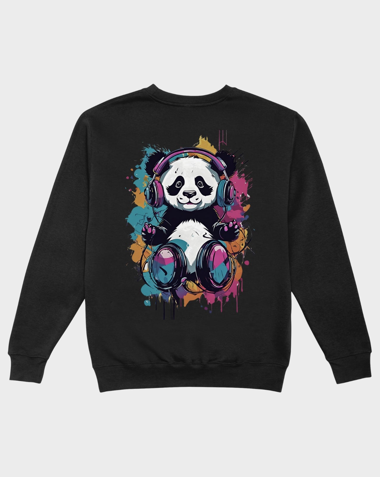 DELUX - Graphic Groovy Panda Crewneck