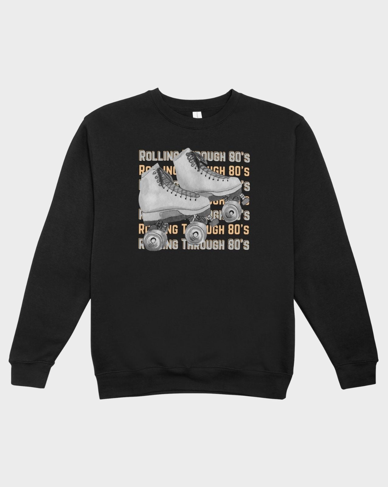 DELUX - Trendy 80's Rolling Crewneck