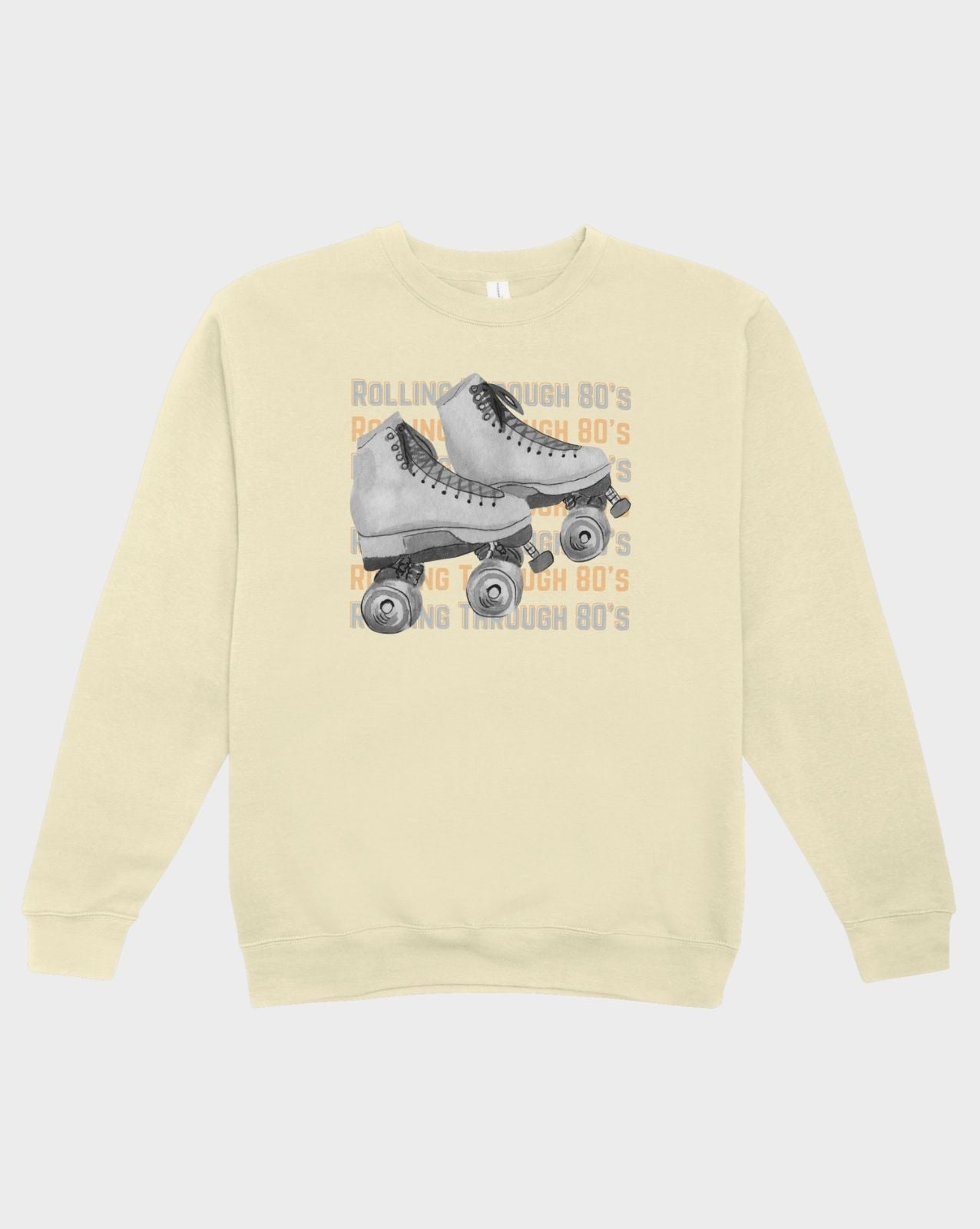 DELUX - Trendy 80's Rolling Crewneck