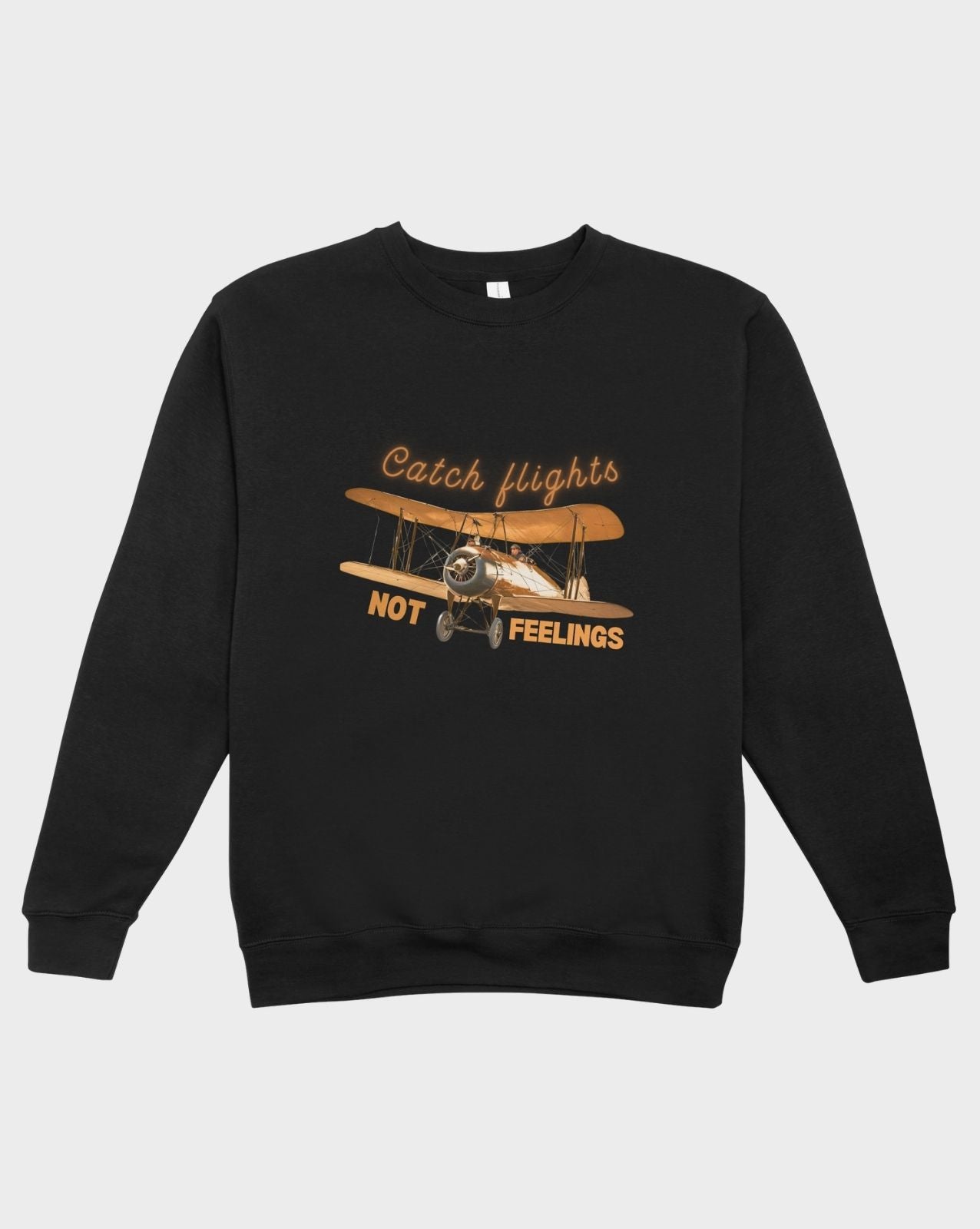 DELUX - Trendy Catch Flight Crewneck