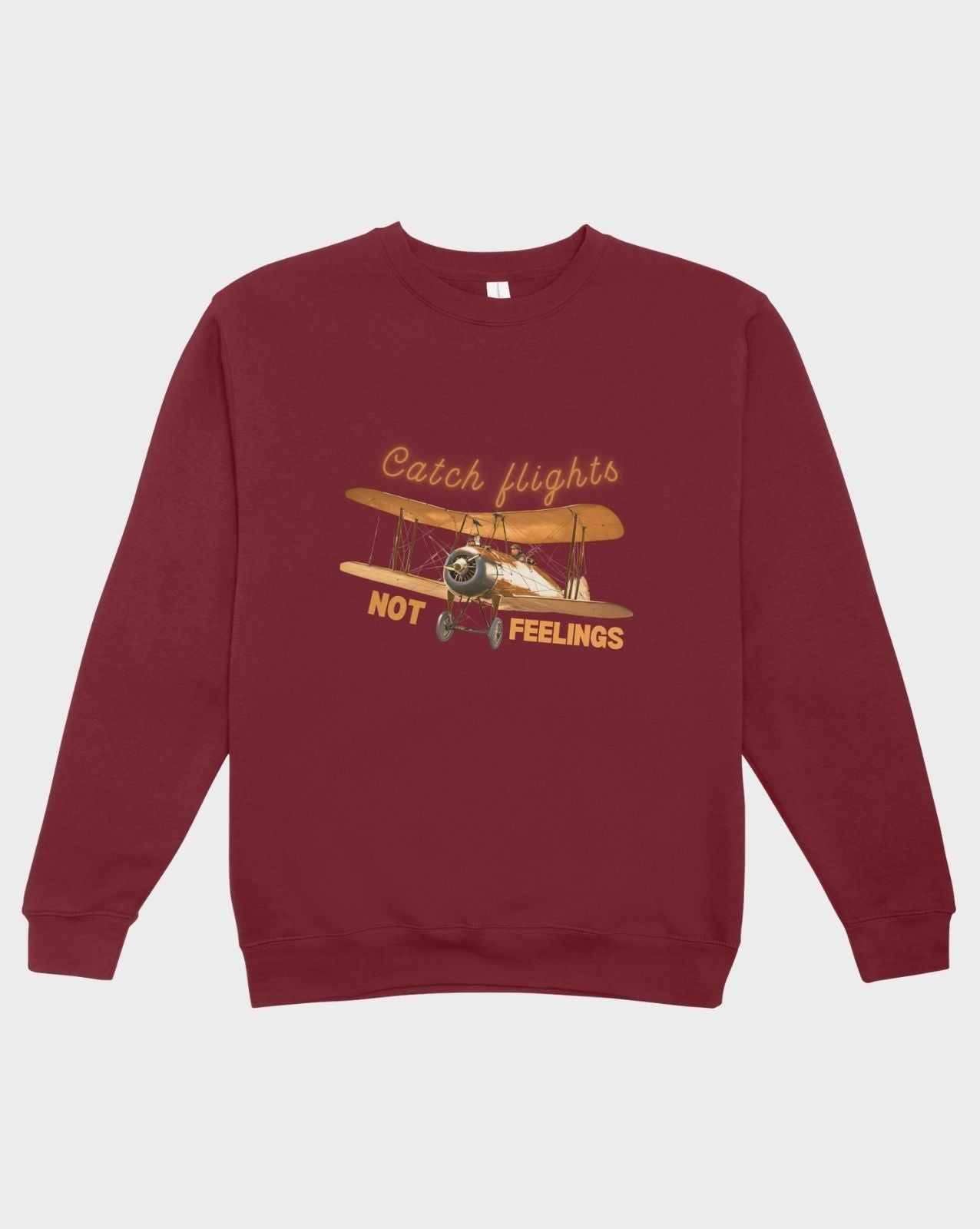 DELUX - Trendy Catch Flight Crewneck