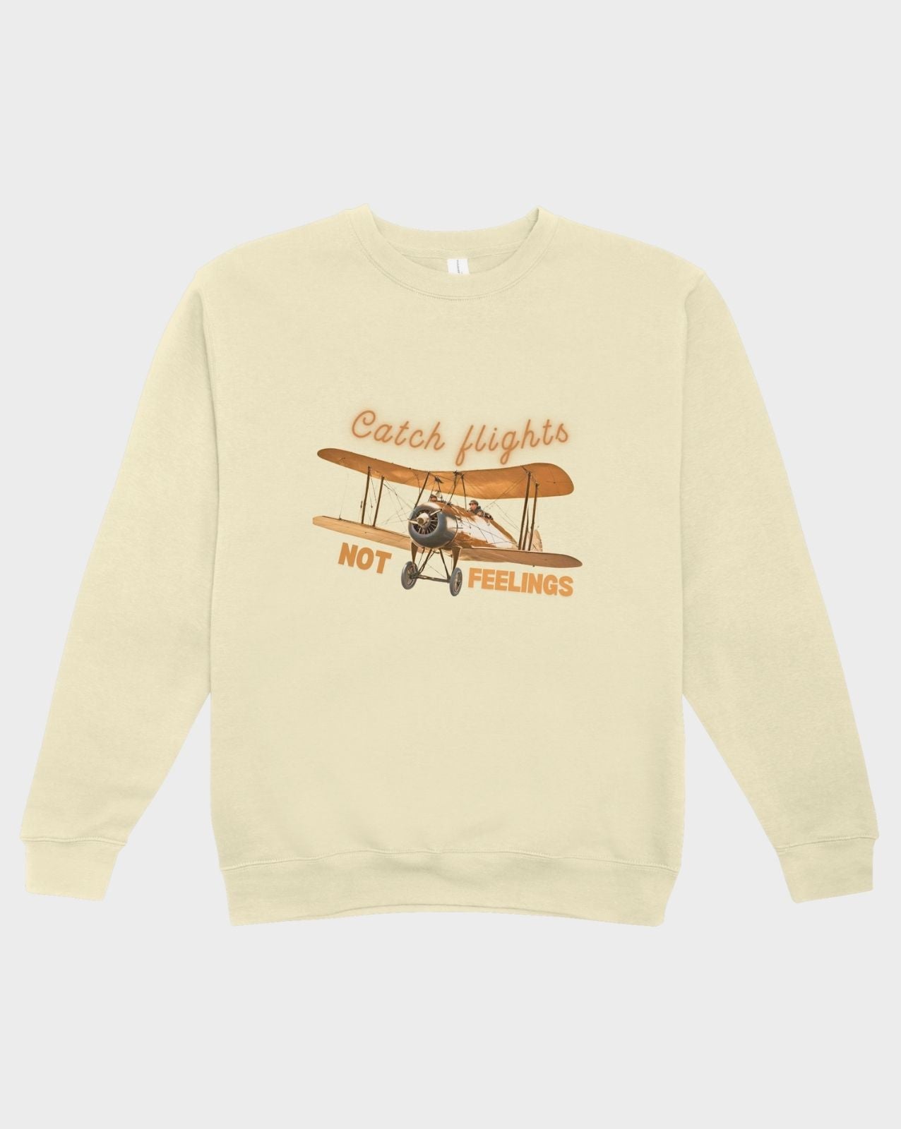 DELUX - Trendy Catch Flight Crewneck