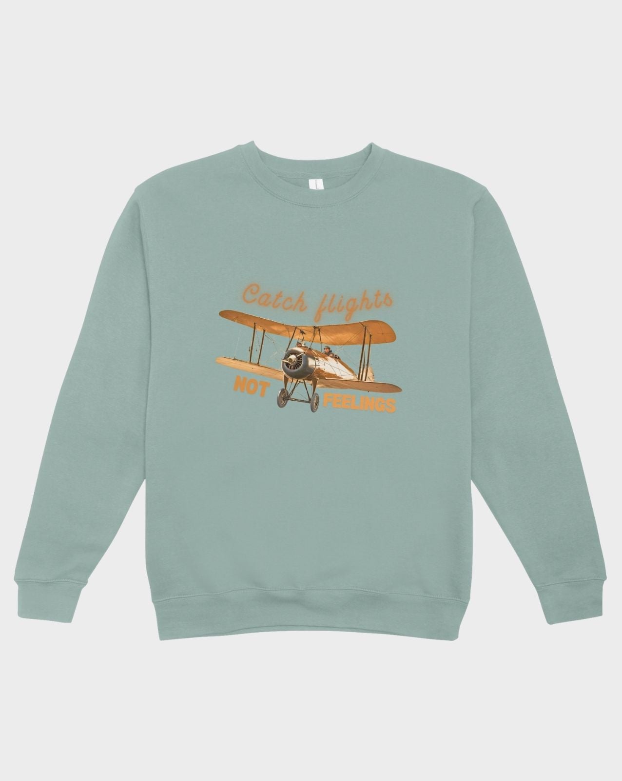 DELUX - Trendy Catch Flight Crewneck