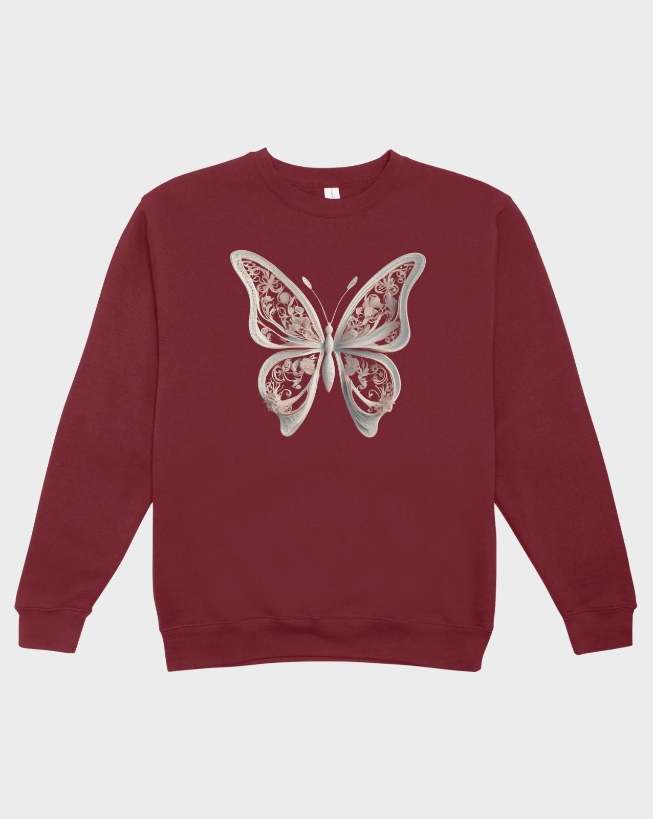 DELUX - Graphic Front Butterfly crewneck