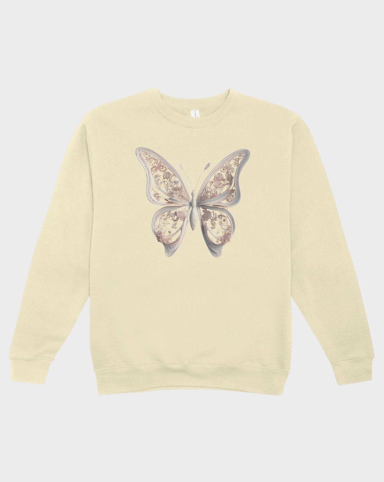 DELUX - Graphic Front Butterfly crewneck