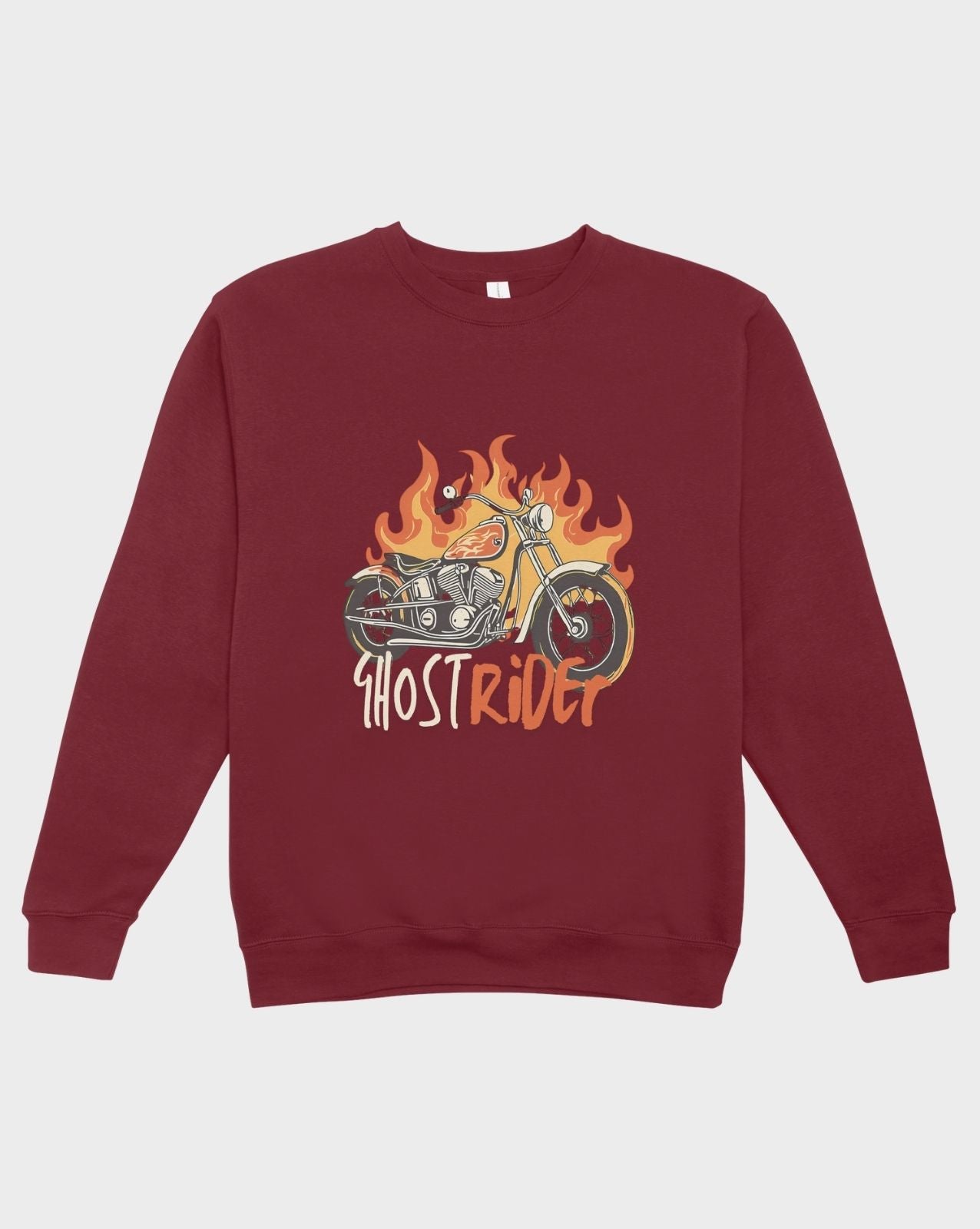 DELUX - Trendy Vintage Ghost Rider Crewneck