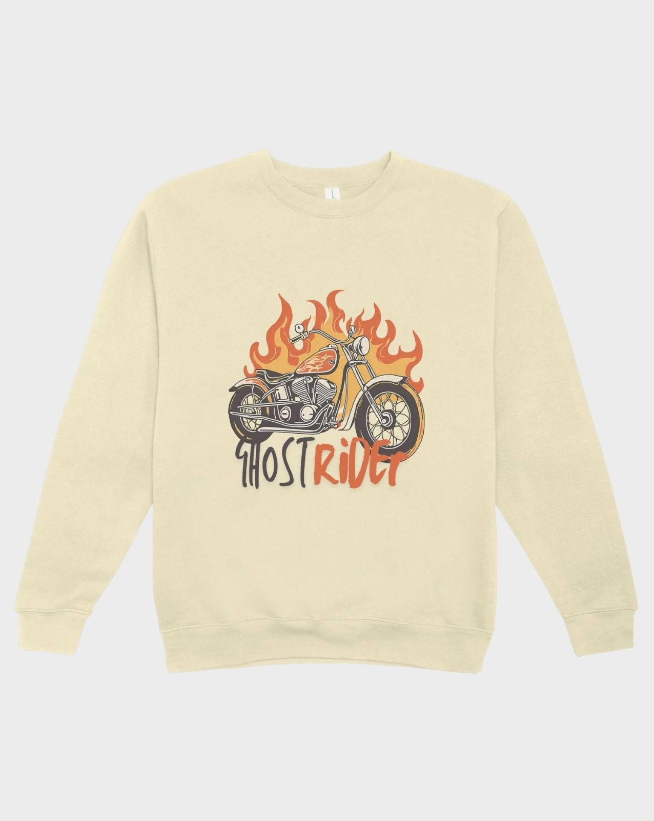 DELUX - Trendy Vintage Ghost Rider Crewneck
