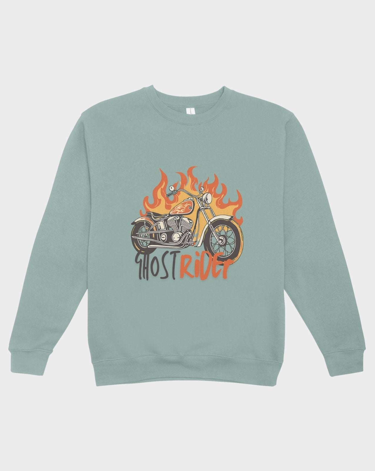 DELUX - Trendy Vintage Ghost Rider Crewneck