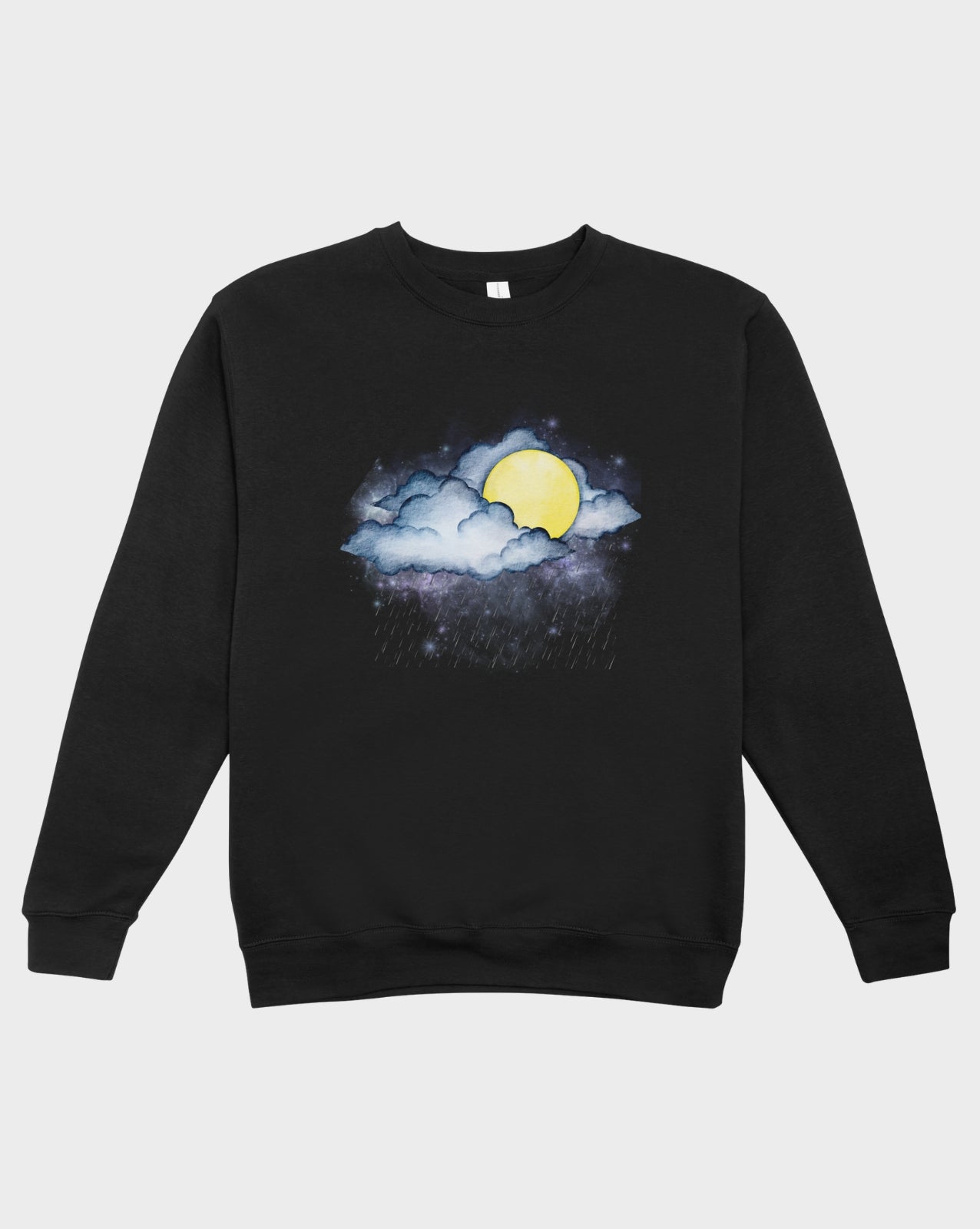DELUX - Graphic sun n cloudy crewneck