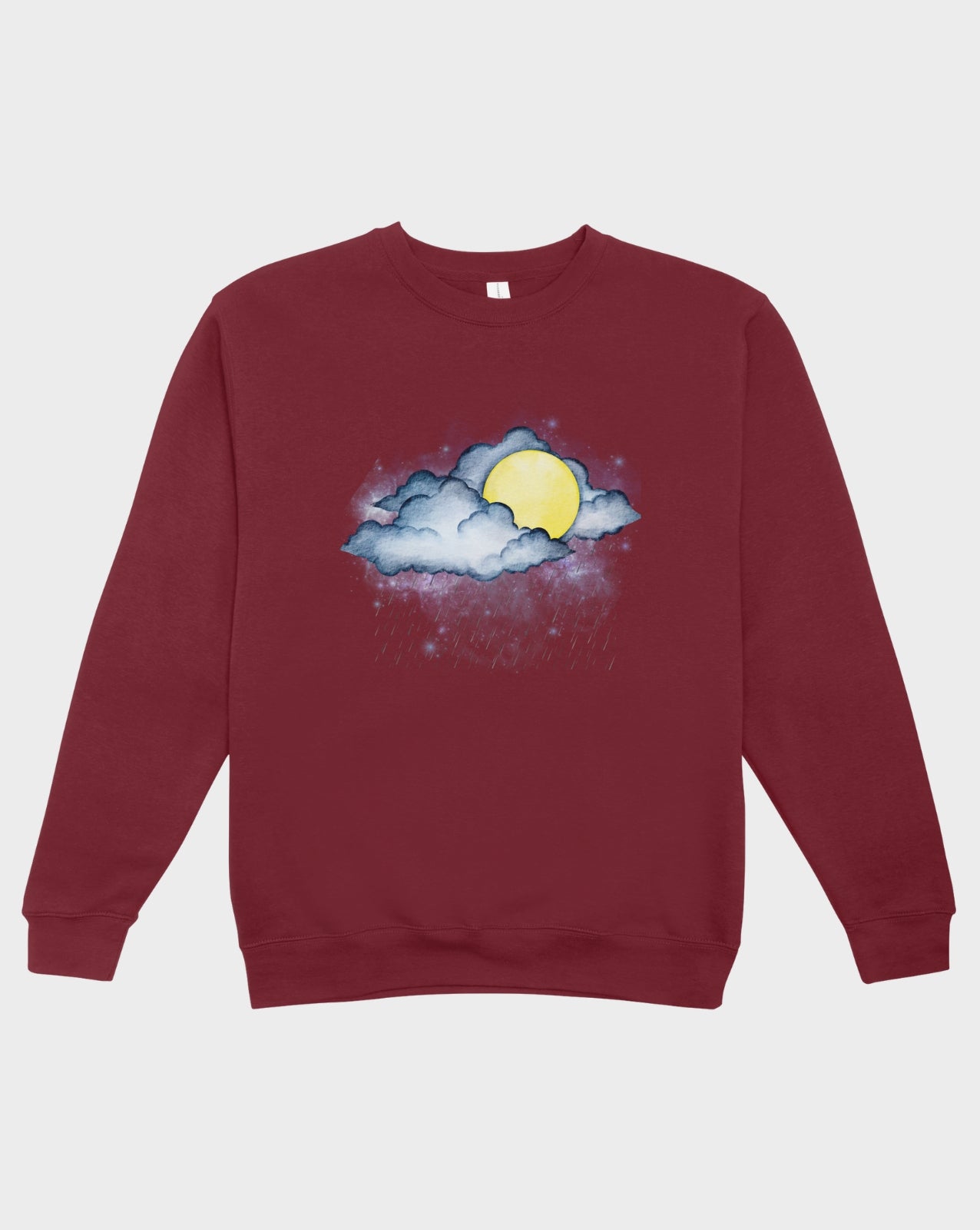 DELUX - Graphic sun n cloudy crewneck