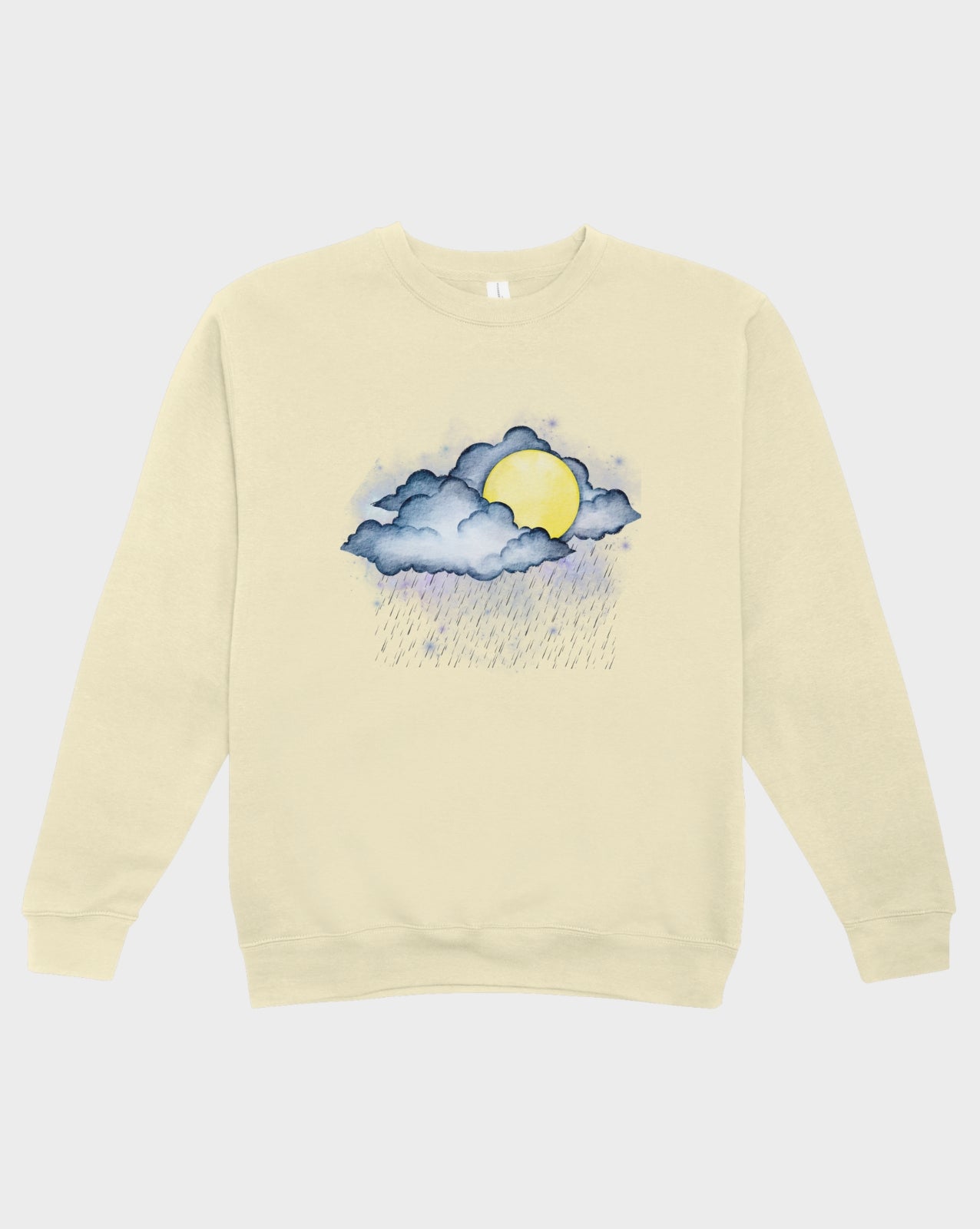 DELUX - Graphic sun n cloudy crewneck