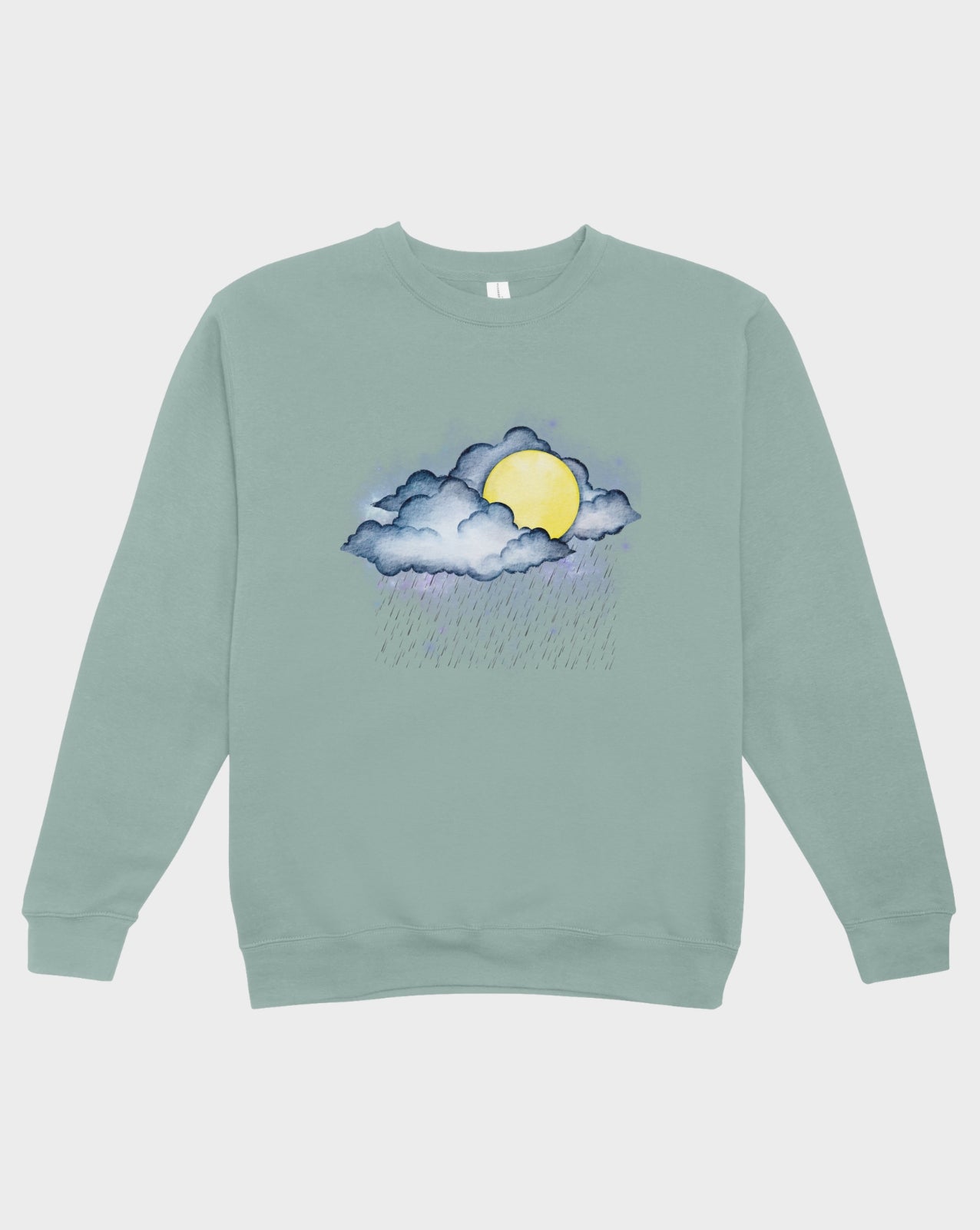 DELUX - Graphic sun n cloudy crewneck