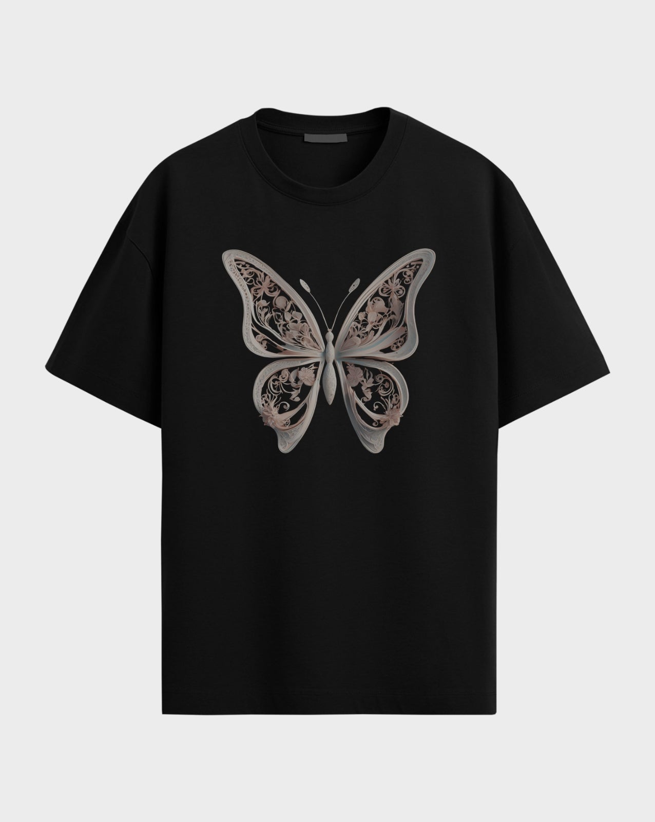Premium Graphic Front Butterfly Tshirt