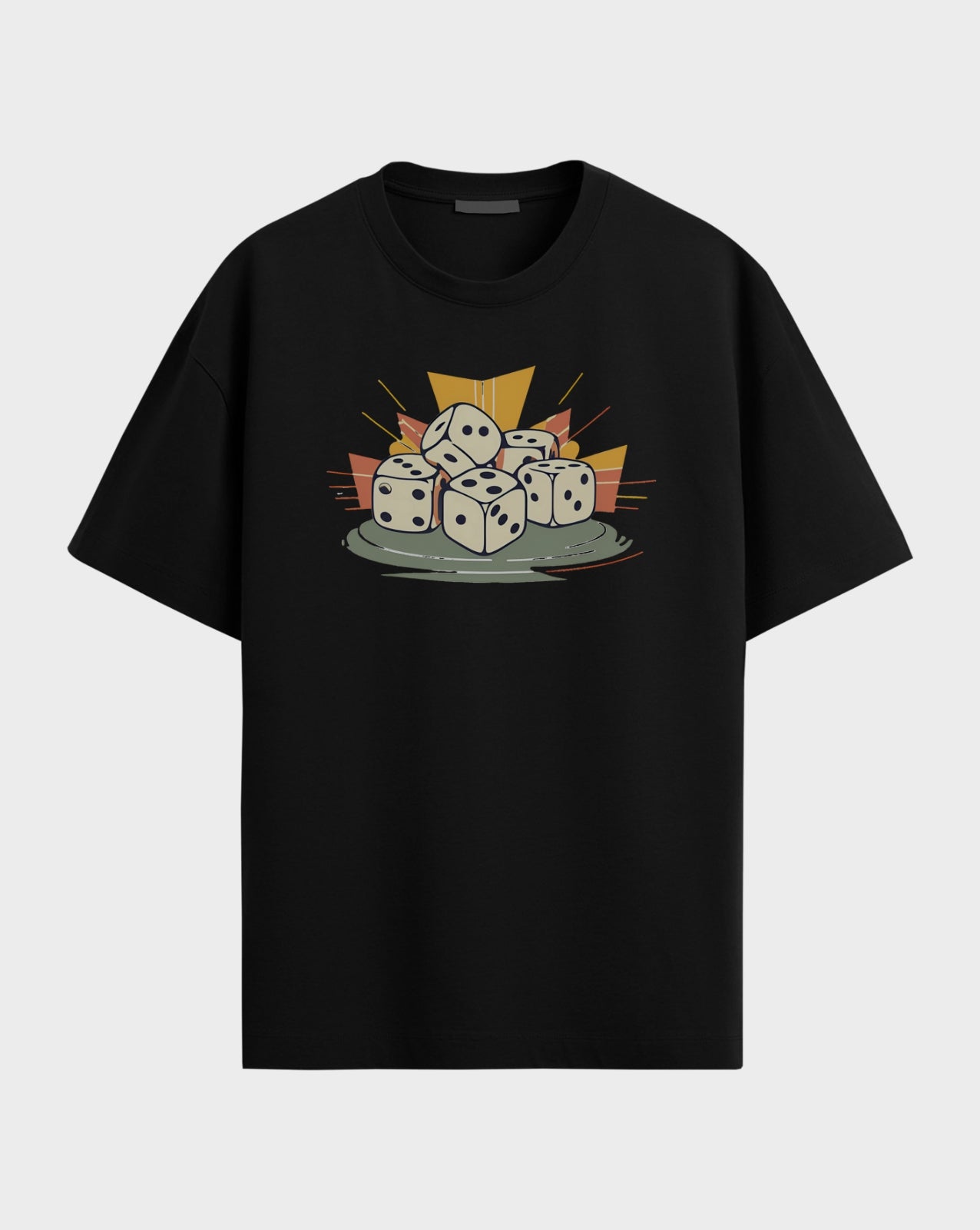 Premium Graphic Scrambled Dices Eagle Tshirt