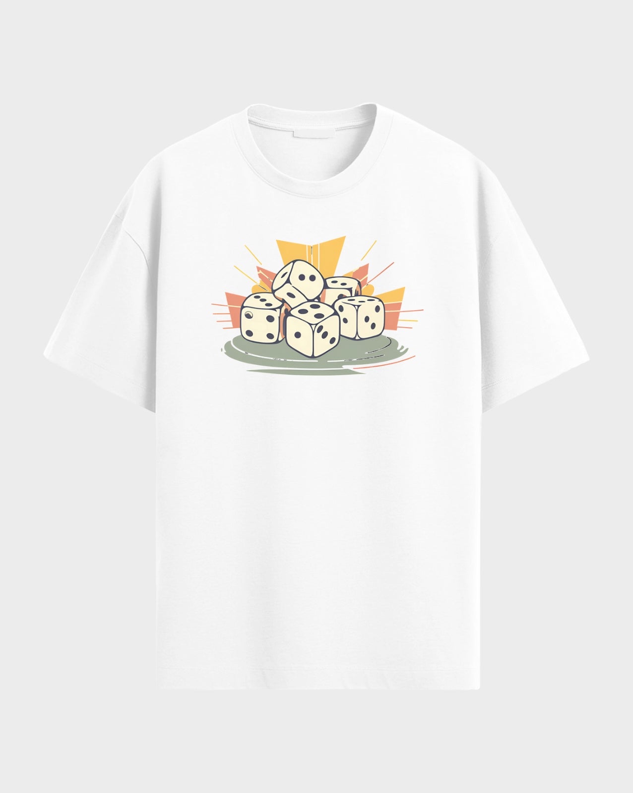 Premium Graphic Scrambled Dices Eagle Tshirt