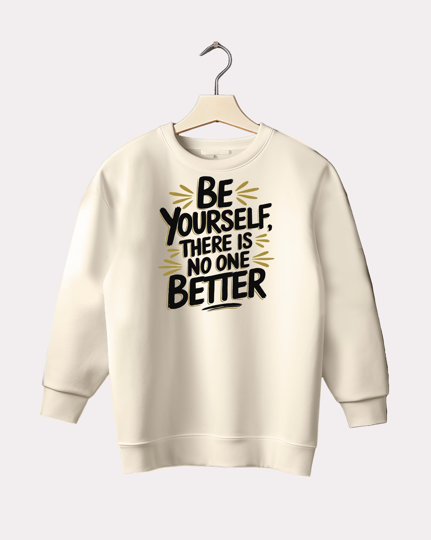 DELUX - Motivational Be Yourself Crewneck