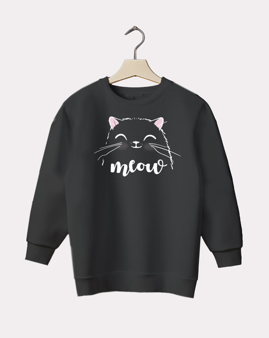DELUX - Trendy Meow Crewneck