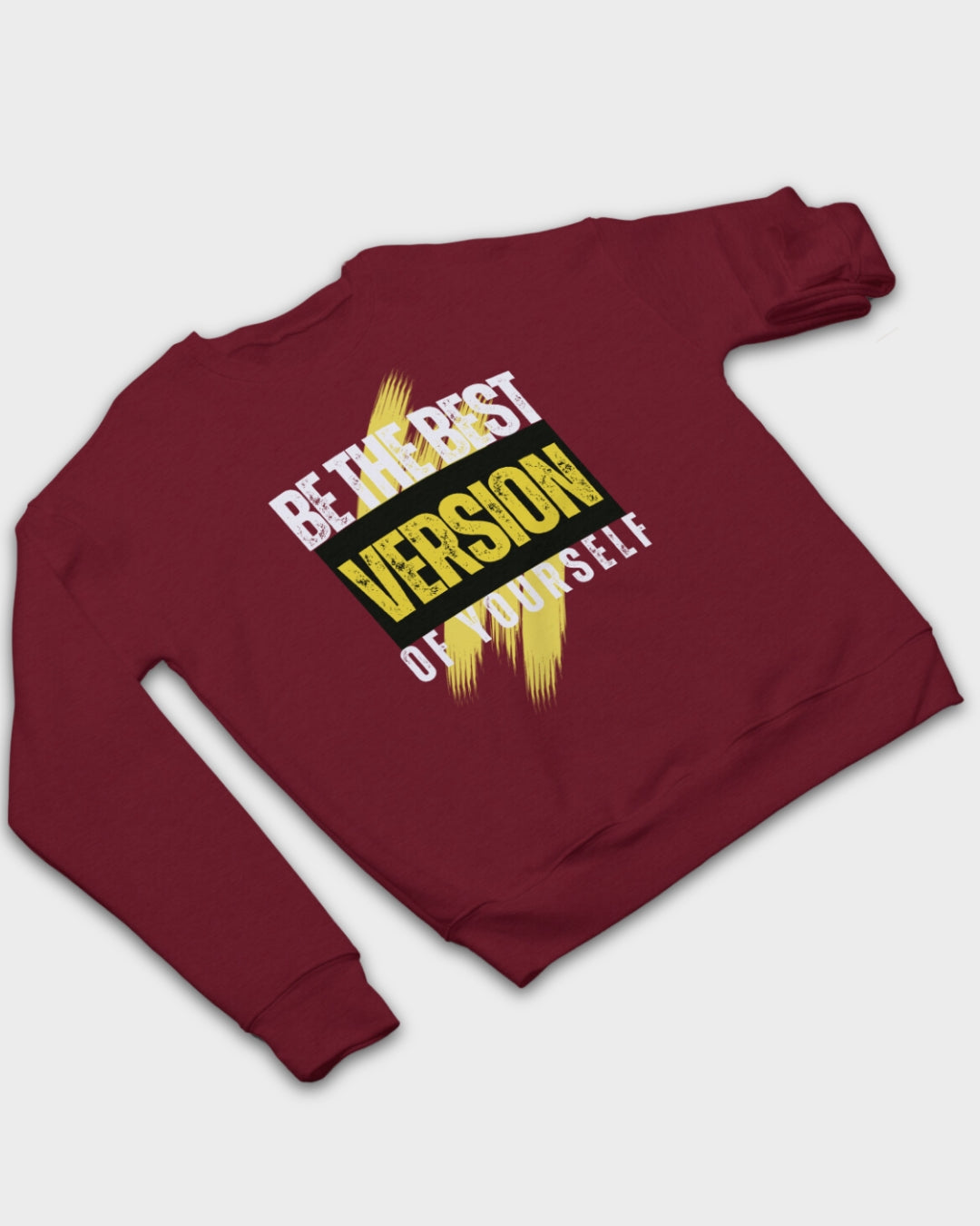 DELUX - Motivational Be the Best Version of yourself Crewneck