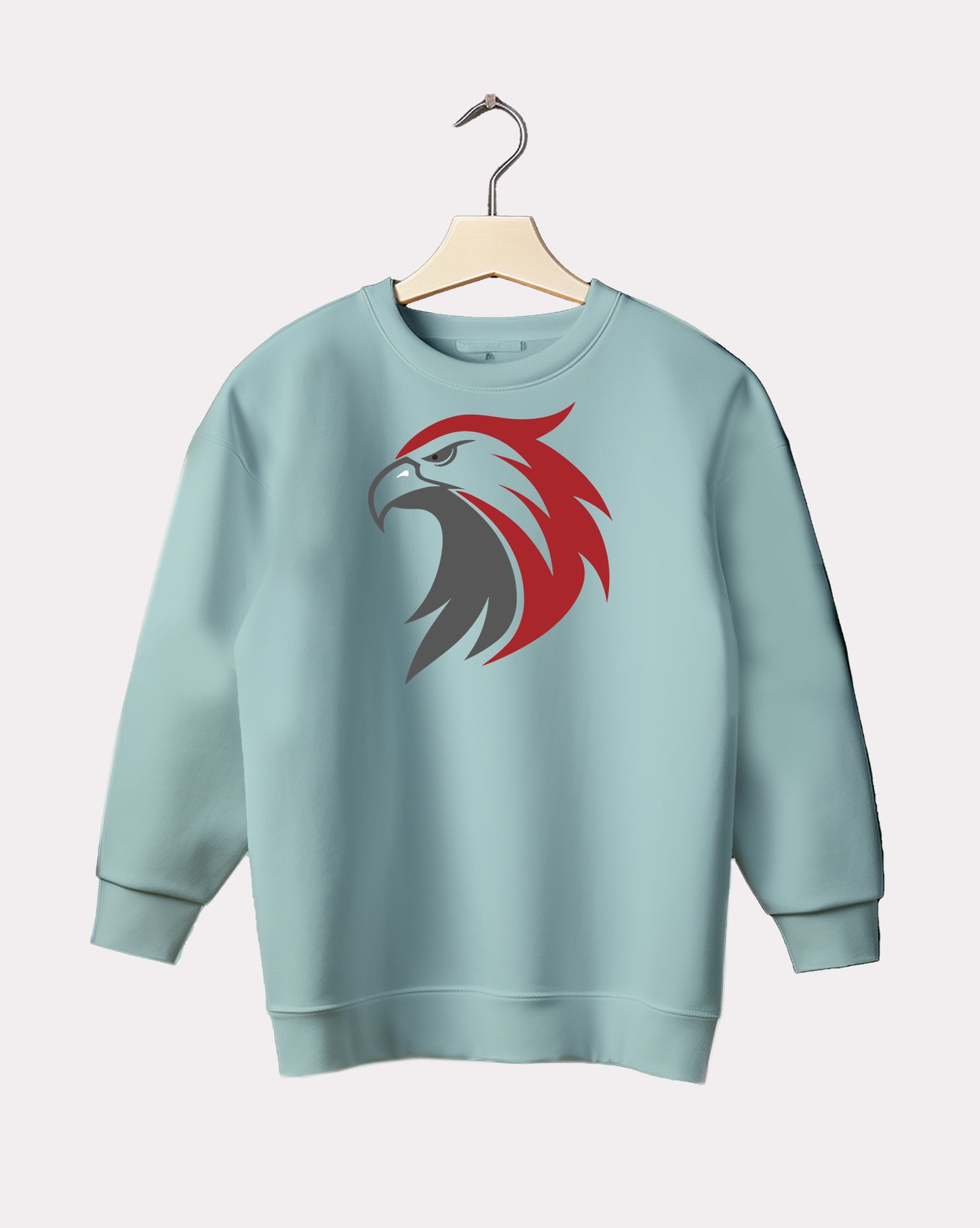 DELUX - Trendy Eagle Design Crewneck