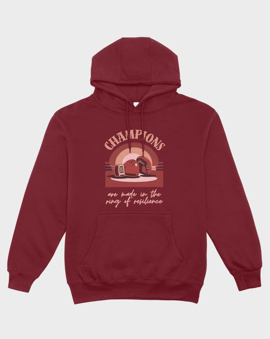 Signature Trendy Champions Quote Hoodie