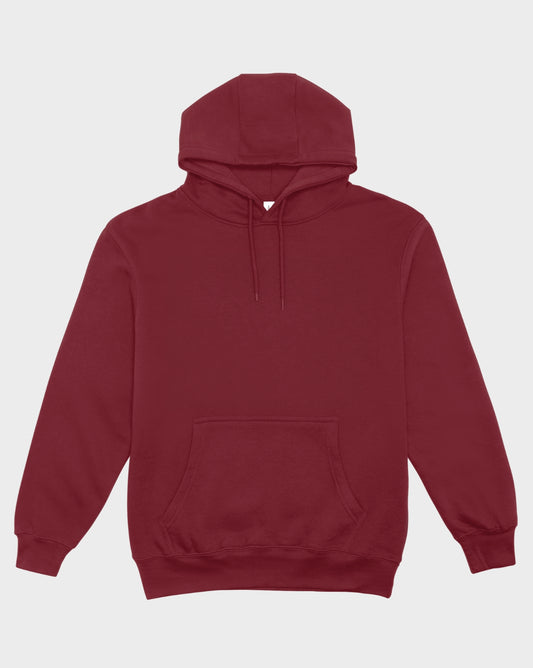 Signature Essential Blank Maroon Hoodie