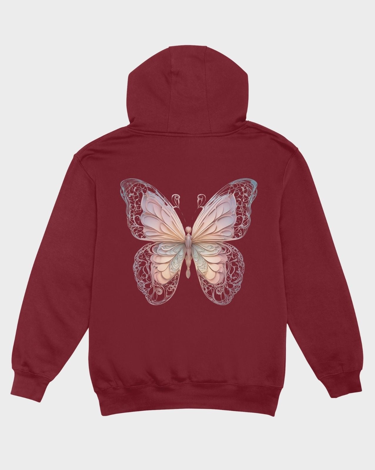Signature Graphic Butterfly on Back Hoodie