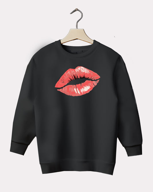DELUX - Trendy Lips Crewneck